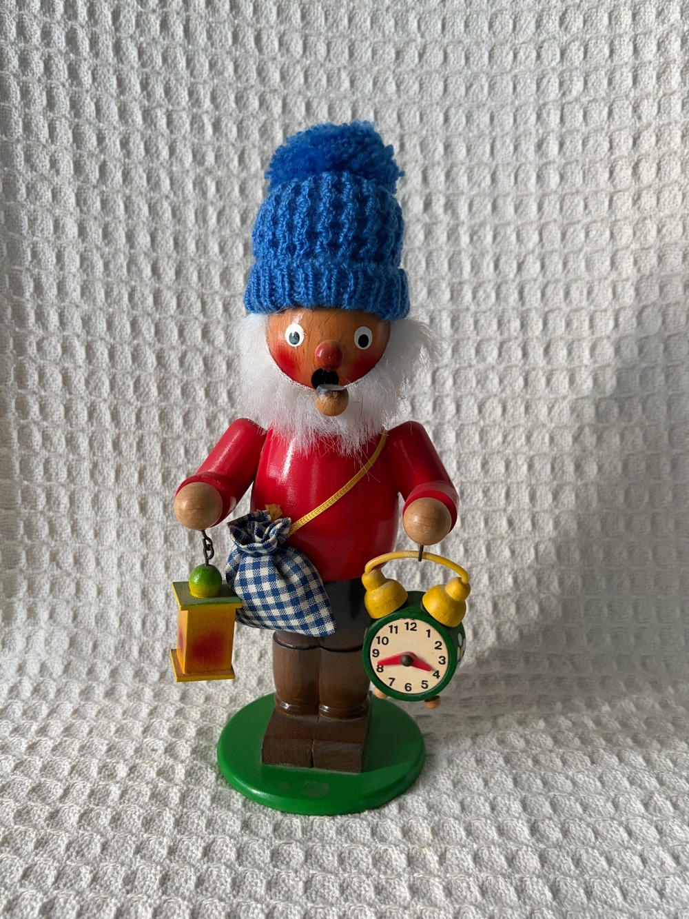Vintage Steinbach Volkskunst FatherTime/The Clocksmith Incense Smoker W. Germany